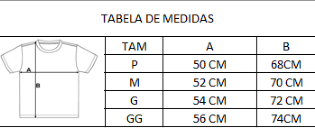 Camiseta Básica Mescla Preto