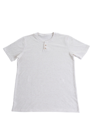 Camiseta Henley Linen